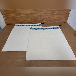 Tory Burch Canvas Drawstring Dust Bag 14X12 Lot Of 2